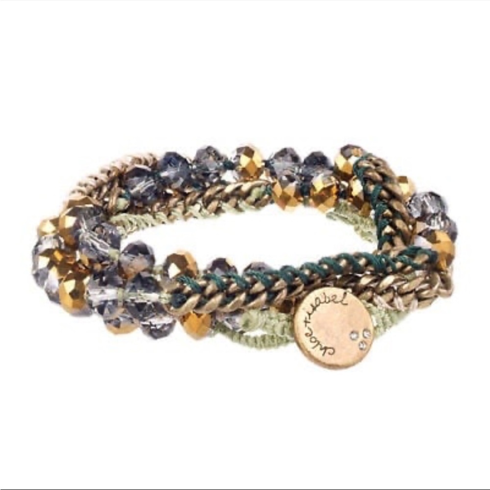 Chloe and Isabel Bead + Chain Multi Wrap Bracelet